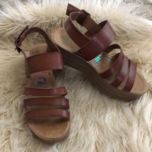 Platform Sandals EUC